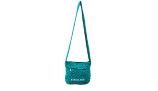 Cotton Handwoven Fashion Woman Bag Turquoise Small